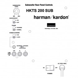 Harman Kardon HKTS200SUB-230 Ruilmodule subwoofer