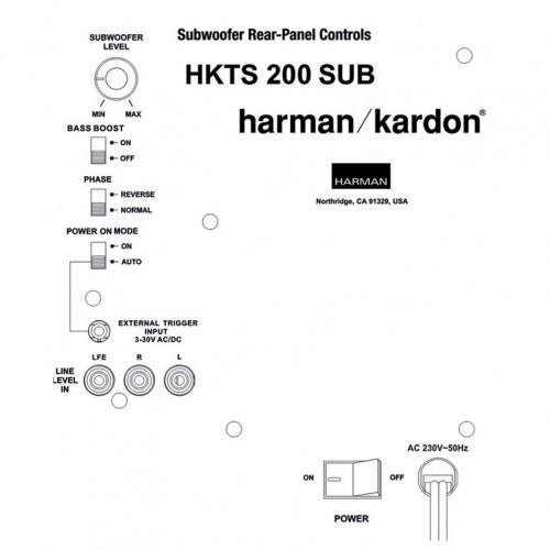 Harman Kardon HKTS200SUB-230 Reparatie Subwoofer vanaf € 92.- inclusief retour sturen