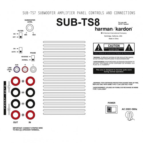 Harman Kardon SUB TS8 Reparatie Subwoofer